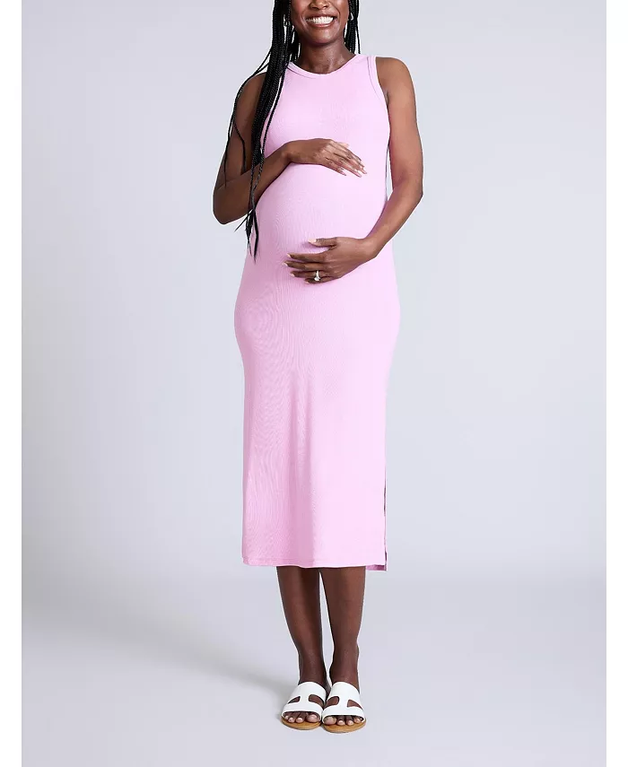 Беременное платье миди с круглым вырезом и без рукавов на бретелях-косичках - Motherhood Motherhood Maternity, фиолетовый
Беременное платье миди с круглым вырезом и без рукавов на бретелях-косичках - Motherhood Motherhood Maternity, фиолетовый
