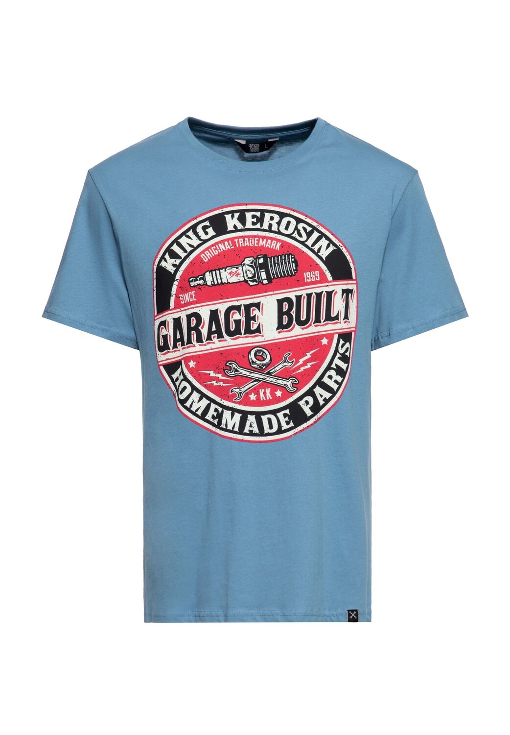 Рубашка с принтом спереди в рабочем стиле Garagebuilt KING KEROSIN, синий
Рубашка с принтом спереди в рабочем стиле Garagebuilt KING KEROSIN, синий