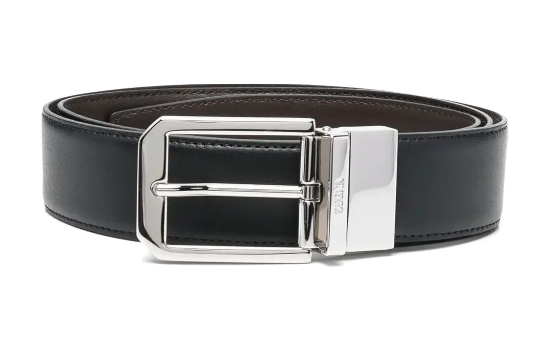 Ремень реверсивный с логотипом Ermenegildo Zegna 
Ремень реверсивный с логотипом Ermenegildo Zegna