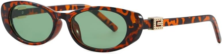 Маленькие овальные солнцезащитные очки — ретро-винтажные очки «кошачий глаз» для женщин, минималистичный модный аксессуар с защитой от солнца UV400 ENSARJOE, Leopard/Green
Маленькие овальные солнцезащитные очки — ретро-винтажные очки «кошачий глаз» для женщин, минималистичный модный аксессуар с защитой от солнца UV400 ENSARJOE, Leopard/Green