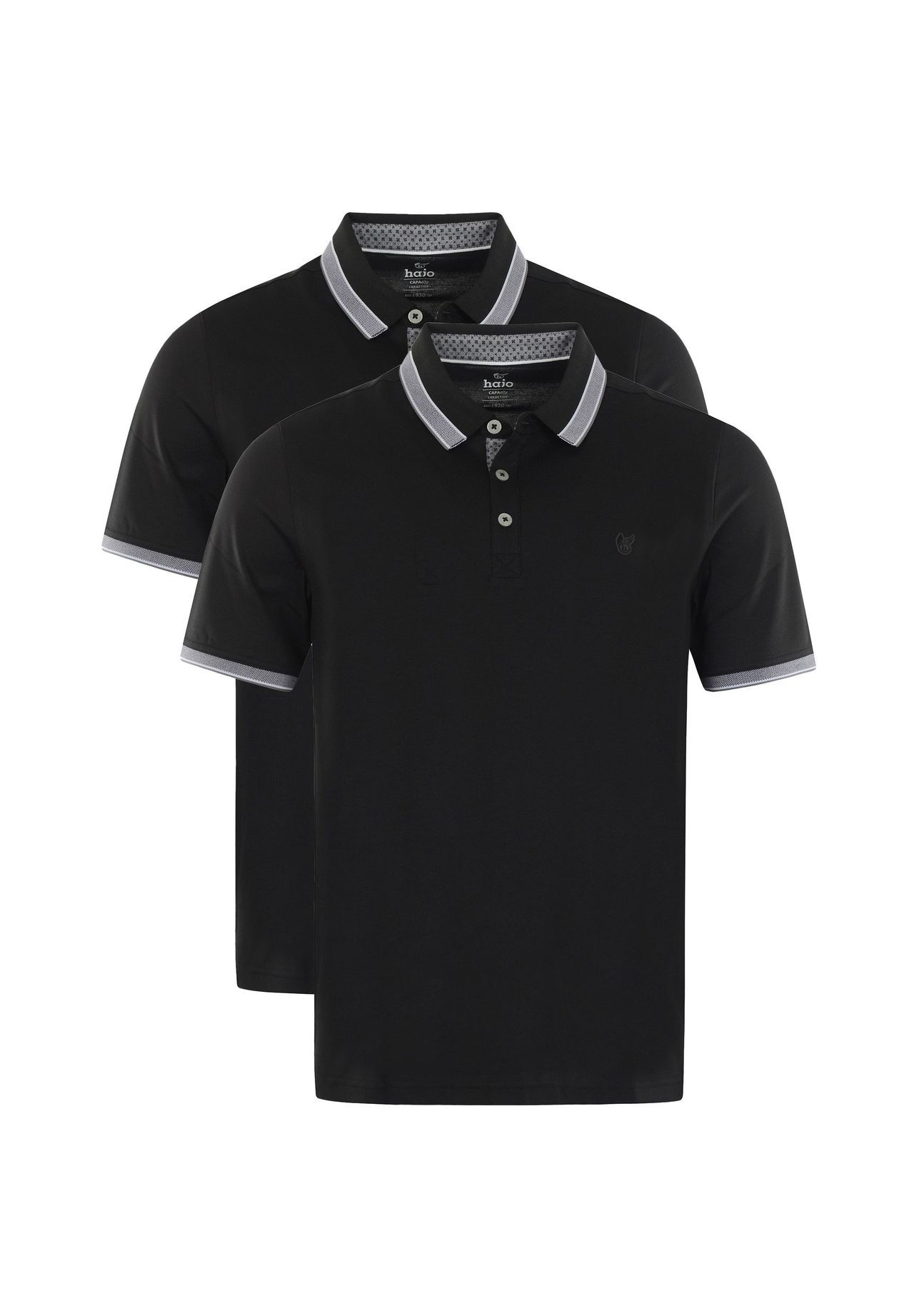 Рубашки-поло, 2 шт пике Hajo, черный
Рубашки-поло, 2 шт пике Hajo, черный