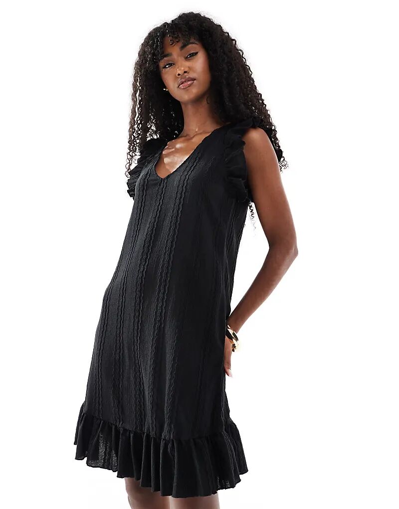 Мини-платье из джерси с отделкой в виде объекта, черное
Мини-платье из джерси с отделкой в виде объекта, черное