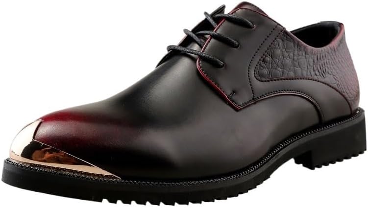 Мужские классические кожаные туфли, повседневные деловые оксфорды, винтажная полировка, на шнуровке, с упрощенным дизайном, для вождения, комфортные, для прогулок, вечеринок, свадеб Zestrelax, красный
Мужские классические кожаные туфли, повседневные деловые оксфорды, винтажная полировка, на шнуровке, с упрощенным дизайном, для вождения, комфортные, для прогулок, вечеринок, свадеб Zestrelax, красный