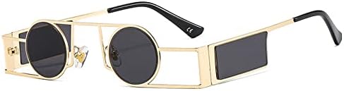 2027 Панк Мужские круглые солнцезащитные очки Винтаж для женщин Ретро круглые солнцезащитные очки для женщин Уникальные металлические очки в стиле стимпанк UV400 MTZJH, C1gold-black
2027 Панк Мужские круглые солнцезащитные очки Винтаж для женщин Ретро круглые солнцезащитные очки для женщин Уникальные металлические очки в стиле стимпанк UV400 MTZJH, C1gold-black