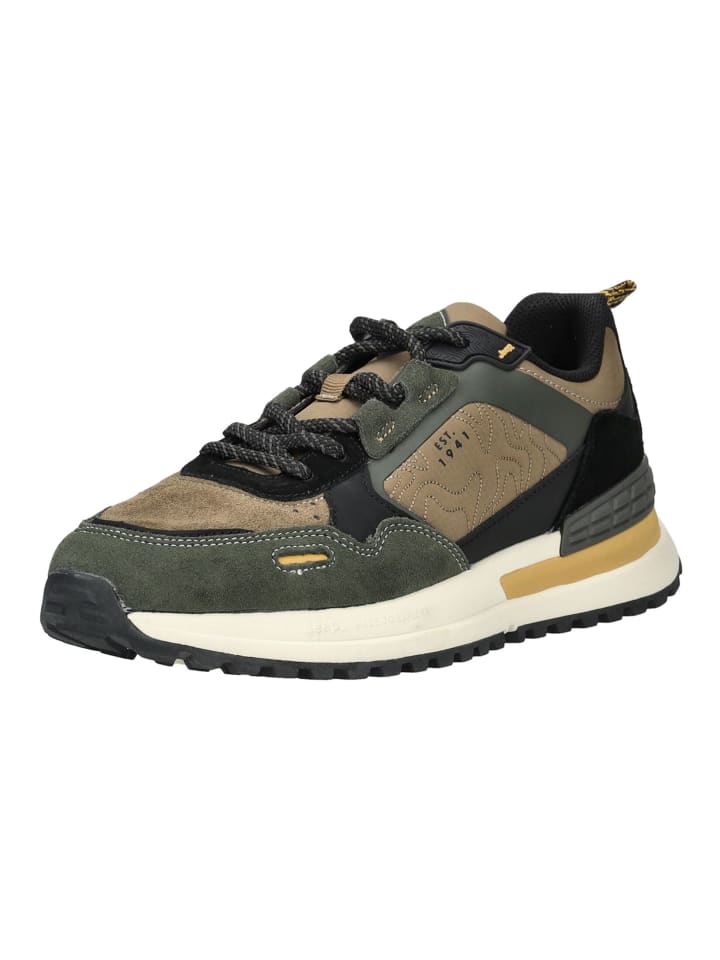 Кроссовки черно-зеленого цвета Jeep
Кроссовки черно-зеленого цвета Jeep