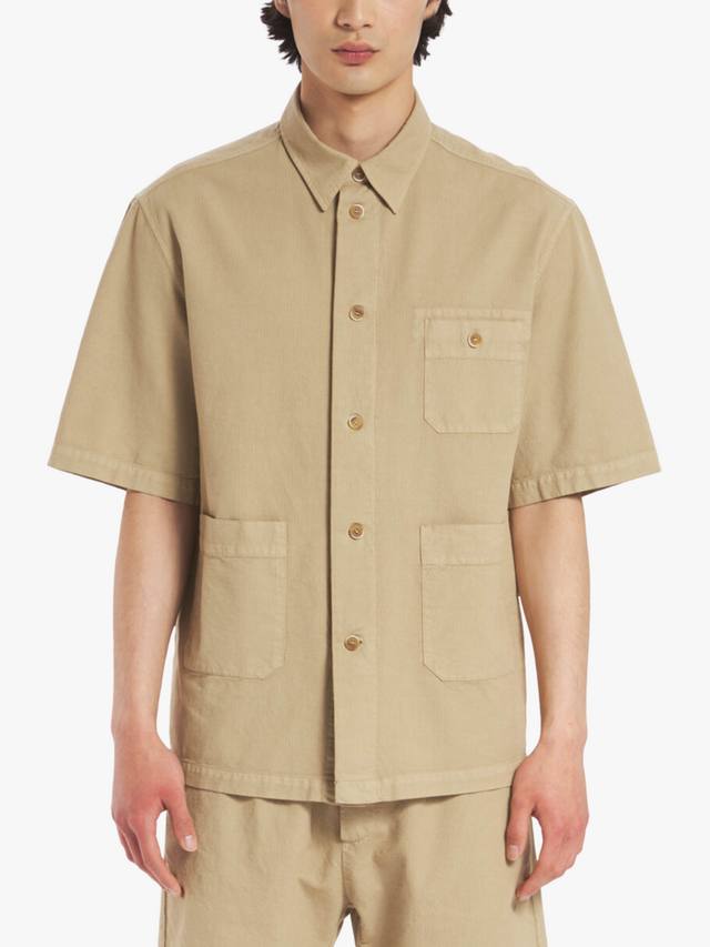 Хлопковая рубашка Regular Fit Barena, Khaki
Хлопковая рубашка Regular Fit Barena, Khaki