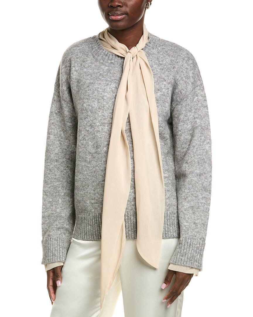 Свитер с контрастной завязкой на шее Endless Rose Endless Rose, серый
Свитер с контрастной завязкой на шее Endless Rose Endless Rose, серый