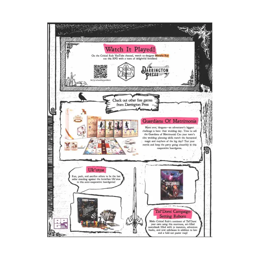 Familiar Problem, A (Free RPG Day 2022), Role Playing Games (Darrington Press), мягкая обложка
Familiar Problem, A (Free RPG Day 2022), Role Playing Games (Darrington Press), мягкая обложка