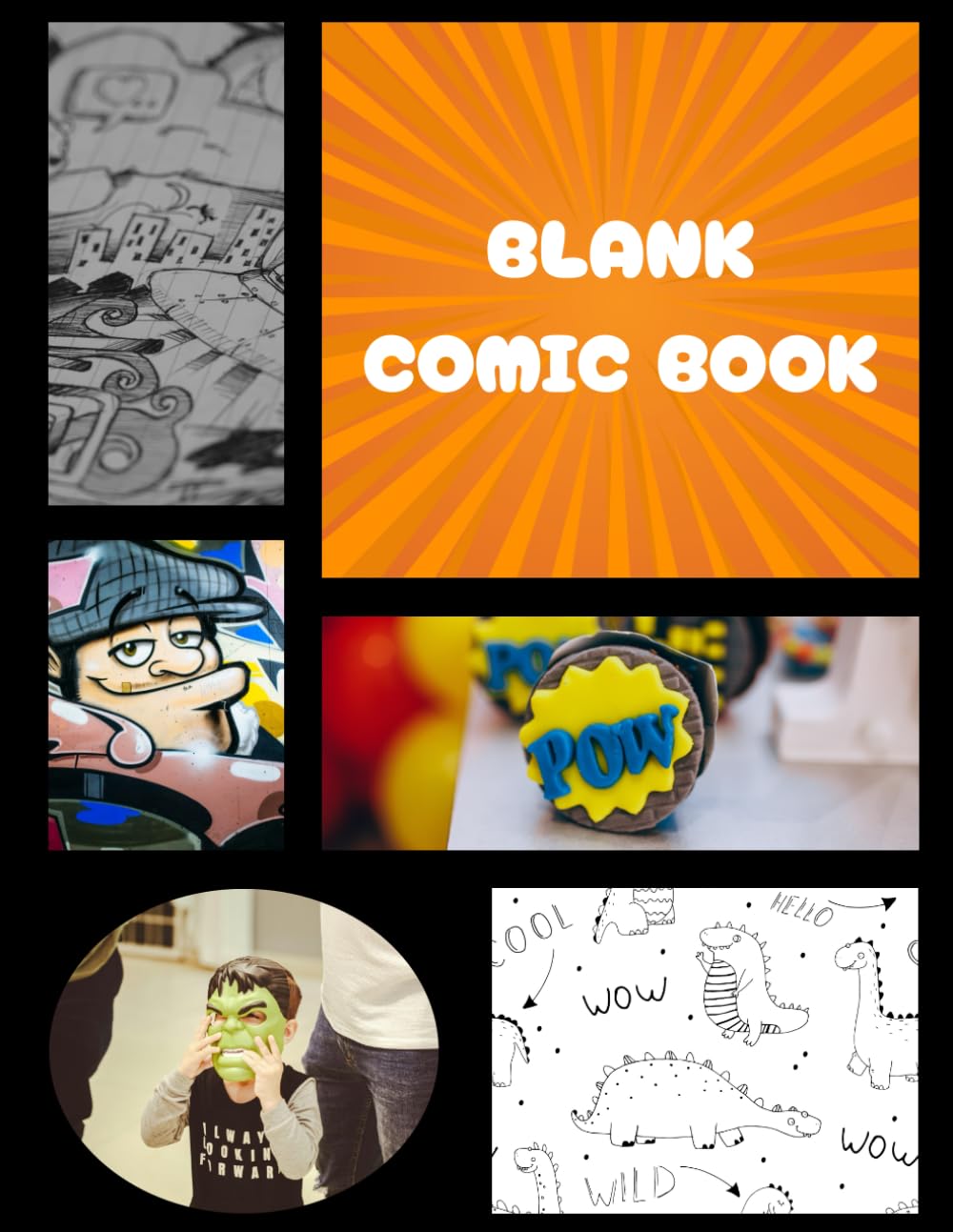 Blank Comic Book: Create Your Own Comics - Draw, Sketch & Storyboard (Independently published)
Blank Comic Book: Create Your Own Comics - Draw, Sketch & Storyboard (Independently published)