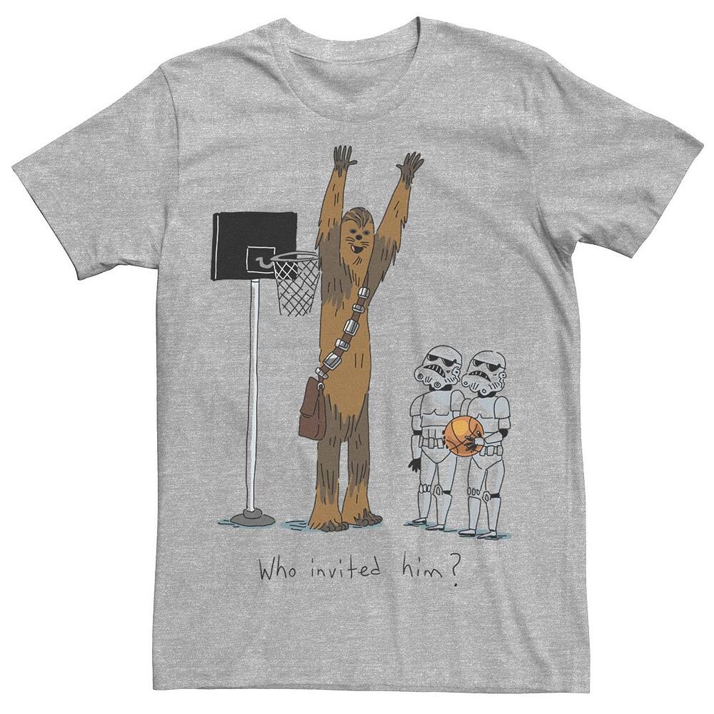 Мужская баскетбольная футболка «Звездные войны Чубакка, который его пригласил» Licensed Character, цвет Athletic Heather
Мужская баскетбольная футболка «Звездные войны Чубакка, который его пригласил» Licensed Character, цвет Athletic Heather