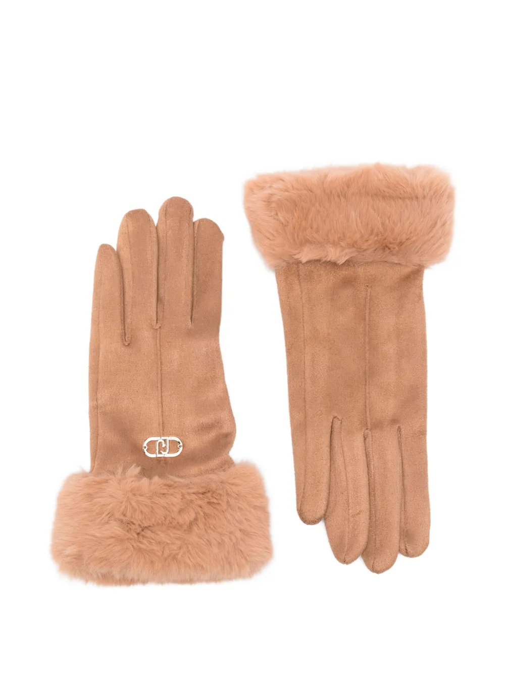 Перчатки из искусственного меха с нашивкой-логотипом Liu Jo, коричневый
Перчатки из искусственного меха с нашивкой-логотипом Liu Jo, коричневый