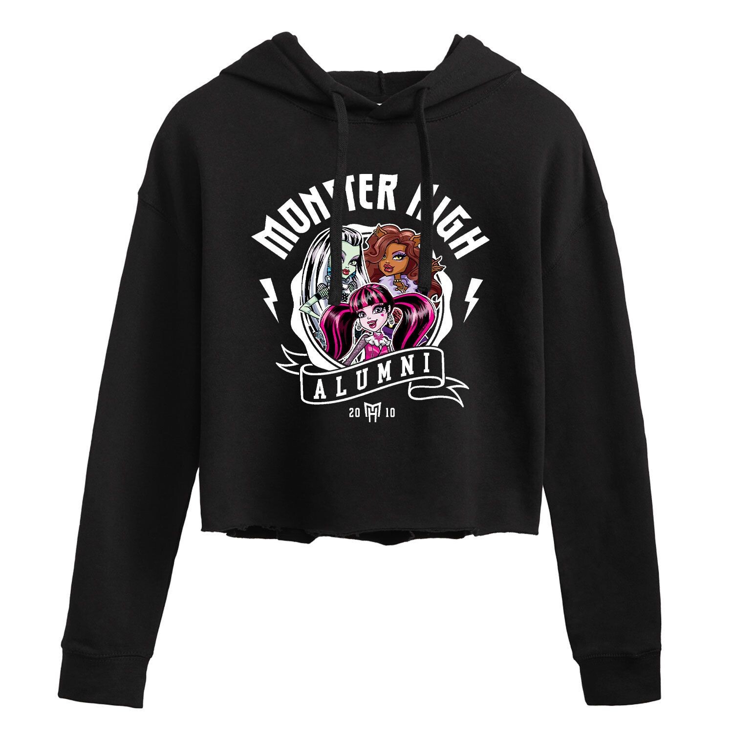 Укороченное худи с графическим рисунком для юниоров Monster High Alumni Group Shot Licensed Character
Укороченное худи с графическим рисунком для юниоров Monster High Alumni Group Shot Licensed Character