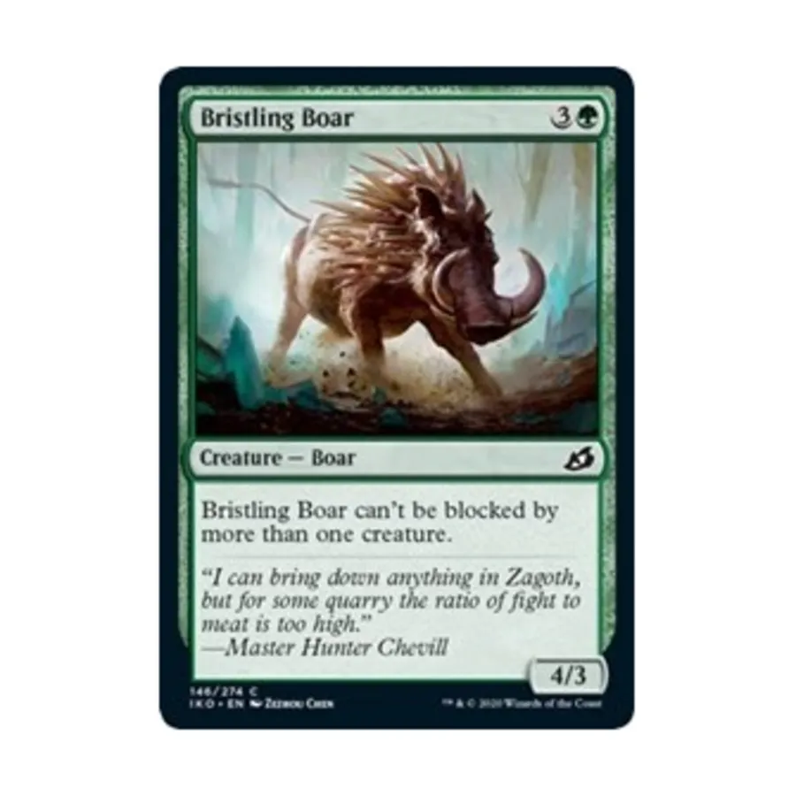 CCG Щетинистый кабан (С), MTG - Ikoria - Lair of Behemoths
CCG Щетинистый кабан (С), MTG - Ikoria - Lair of Behemoths