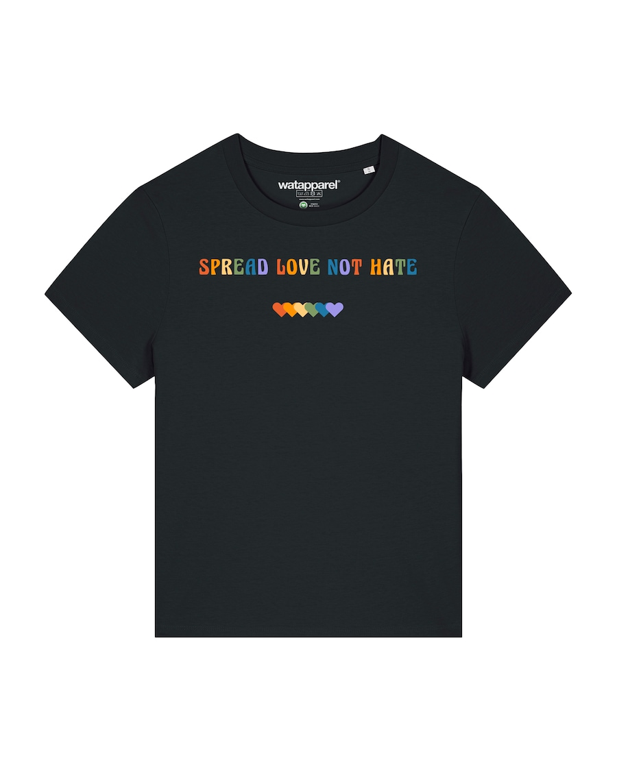 Рубашка Watapparel Spread Love not Hate, черный
Рубашка Watapparel Spread Love not Hate, черный
