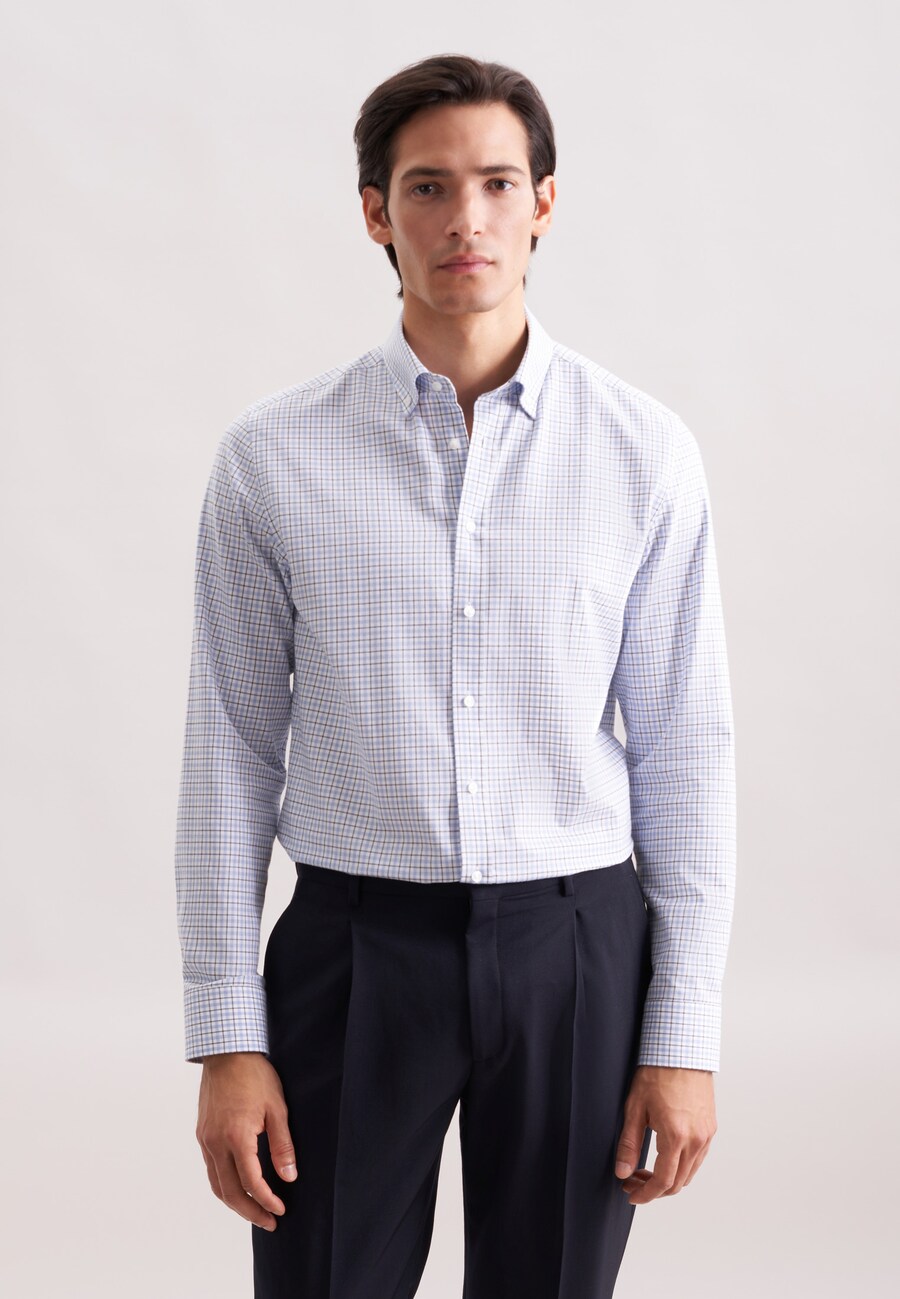 Рубашка делового покроя Regular Fit SEIDENSTICKER Schwarze Rose, Pastel Blue
Рубашка делового покроя Regular Fit SEIDENSTICKER Schwarze Rose, Pastel Blue