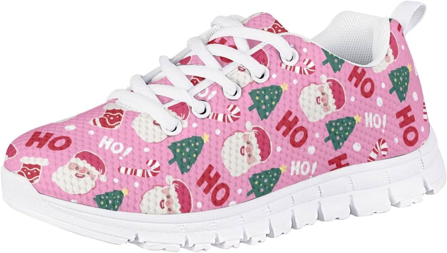 Детские кроссовки Forchrinse для девочек и мальчиков, шнуровка, беговые и теннисные, легкая спортивная обувь, обувь для праздничных мероприятий, Santa Claus Printed
Детские кроссовки Forchrinse для девочек и мальчиков, шнуровка, беговые и теннисные, легкая спортивная обувь, обувь для праздничных мероприятий, Santa Claus Printed