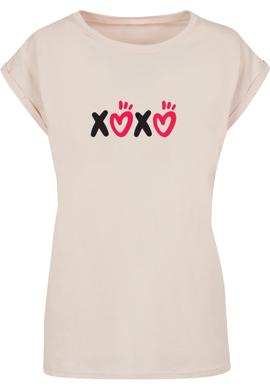 Футболка Merchcode Shirt Valentines Day - Xoxo, нюд 
Футболка Merchcode Shirt Valentines Day - Xoxo, нюд