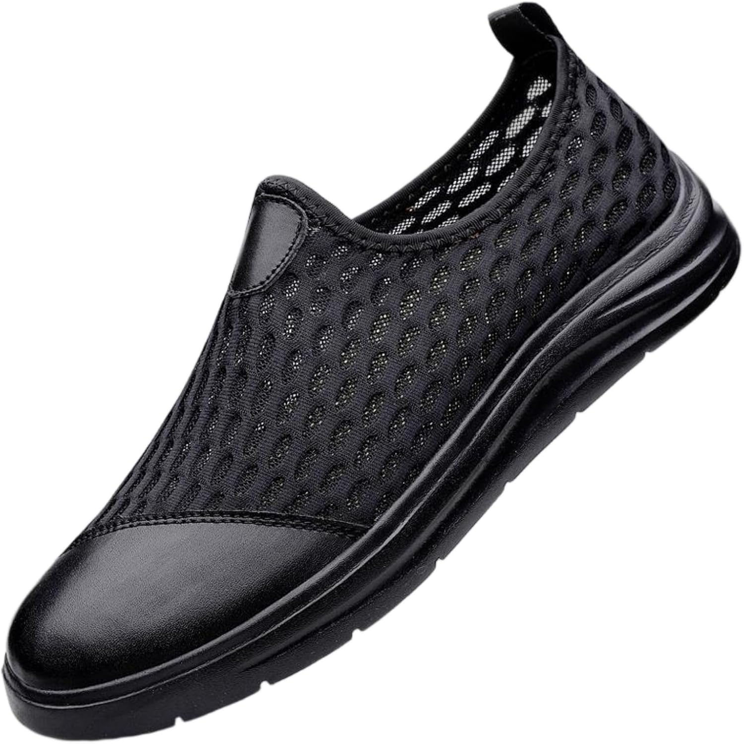 Мужские дышащие лоферы FUNCOS из сетки, легкие летние туфли, прогулок и путешествий, черный
Мужские дышащие лоферы FUNCOS из сетки, легкие летние туфли, прогулок и путешествий, черный