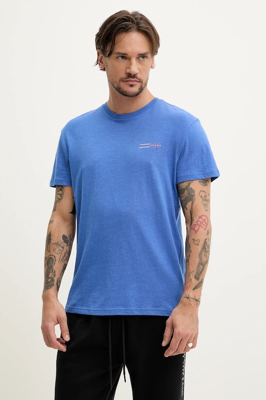 Хлопковая футболка Tommy Jeans, фиолетовый 
Хлопковая футболка Tommy Jeans, фиолетовый