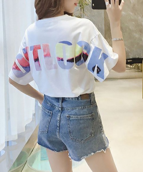 Футболка с коротким рукавом, принт на спине NinaetLina, белый
Футболка с коротким рукавом, принт на спине NinaetLina, белый