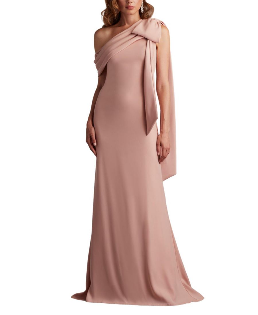 Женское платье Cassia из крепа с бантом на плечах Tadashi Shoji, Hibiscus
Женское платье Cassia из крепа с бантом на плечах Tadashi Shoji, Hibiscus