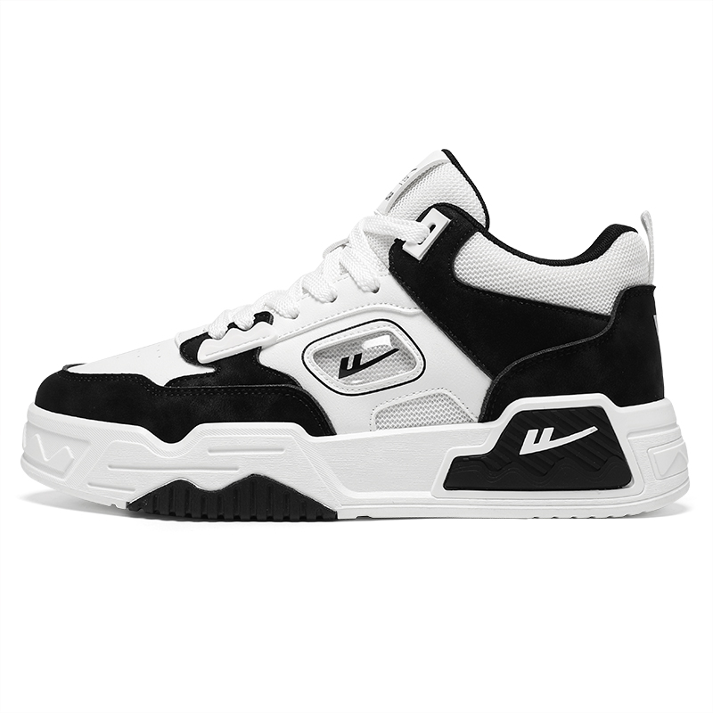 WARRIOR Высокие легкие износостойкие скейтерские кроссовки для увеличения роста унисекс бело-черные, цвет White Black
WARRIOR Высокие легкие износостойкие скейтерские кроссовки для увеличения роста унисекс бело-черные, цвет White Black