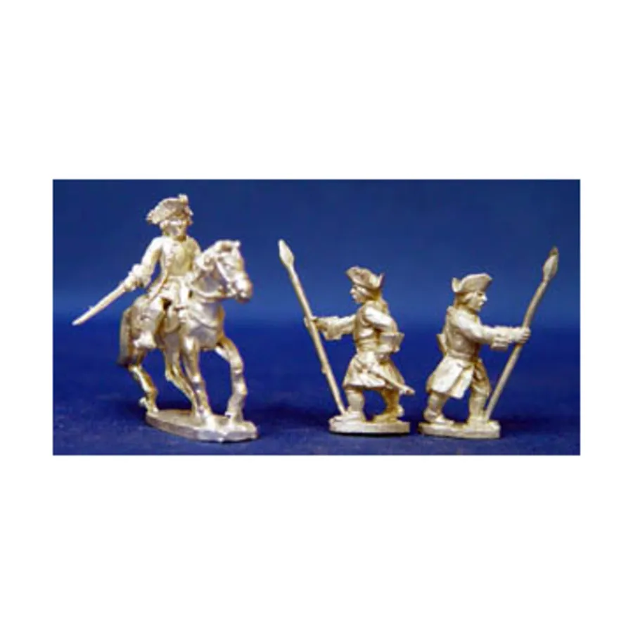 Командная группа генерала Монкальма, Historical Miniatures - French and Indian War (25mm)
Командная группа генерала Монкальма, Historical Miniatures - French and Indian War (25mm)