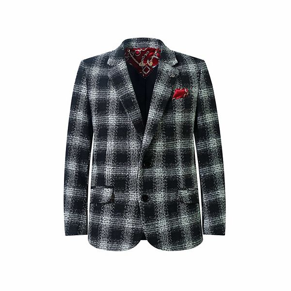 Блейзер для мальчиков slim fit в клетку Elie Balleh, Black
Блейзер для мальчиков slim fit в клетку Elie Balleh, Black