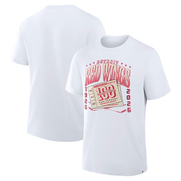 Мужская белая футболка detroit red wings centennial legacy Fanatics
Мужская белая футболка detroit red wings centennial legacy Fanatics