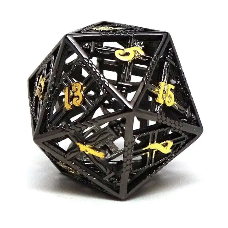 Металл d20 – Полый кубик божественного возмездия – Оружейный металл, Dice - Metal Single Dice (Easy Roller Dice)
Металл d20 – Полый кубик божественного возмездия – Оружейный металл, Dice - Metal Single Dice (Easy Roller Dice)