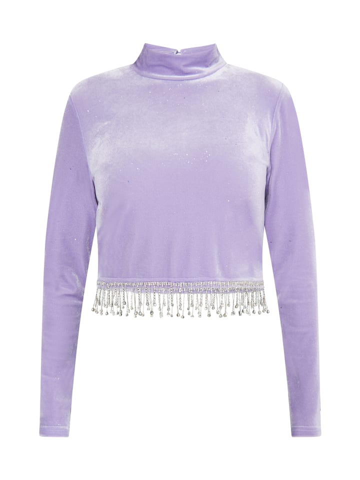 Женская блестящая рубашка из эластичного бархата, лавандового цвета faina
Женская блестящая рубашка из эластичного бархата, лавандового цвета faina