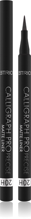 Подводка для глаз в ручке с матовой отделкой Catrice Calligraph Pro Precise 20h, 1,1 ml
Подводка для глаз в ручке с матовой отделкой Catrice Calligraph Pro Precise 20h, 1,1 ml