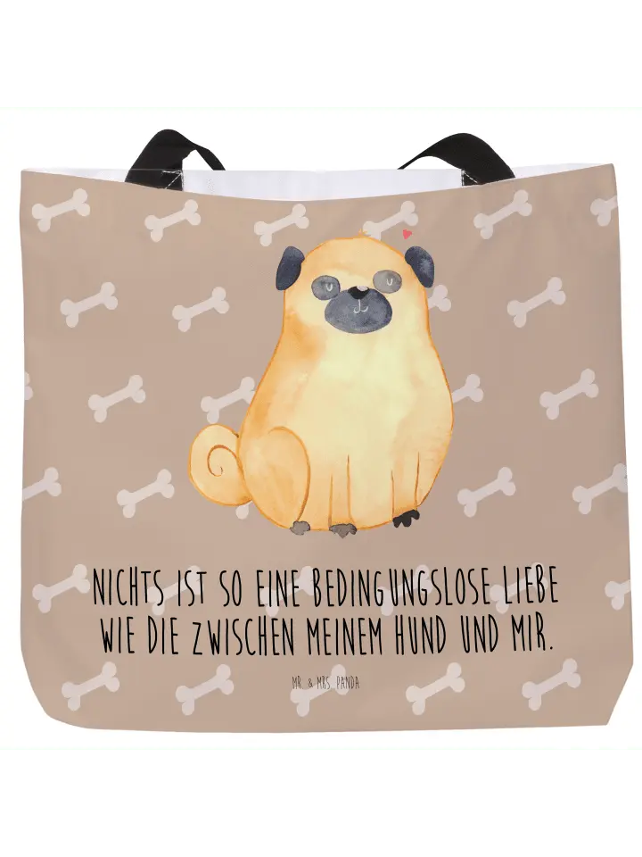 Сумка-шоппер Mr & Mrs Panda Mops, цвет hundeglück
Сумка-шоппер Mr & Mrs Panda Mops, цвет hundeglück