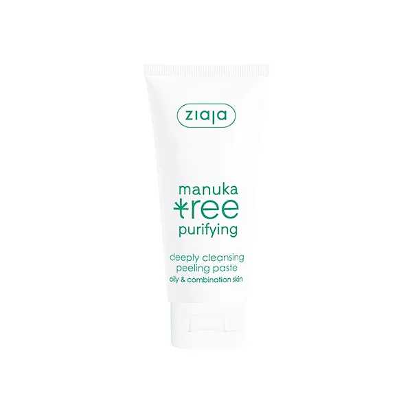 Эксфолиант для жирной и комбинированной кожи Manuka Free Purifying Deeply Cleasing Pelling Paste Ziaja, 75 ml
Эксфолиант для жирной и комбинированной кожи Manuka Free Purifying Deeply Cleasing Pelling Paste Ziaja, 75 ml