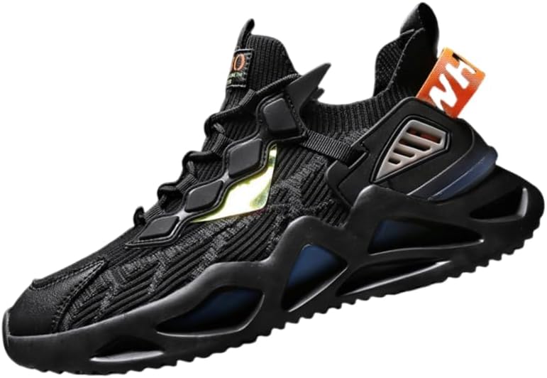 Мужские повседневные спортивные кроссовки - дышащие с противоскользящей резиновой подошвой, шнуровка, подходят для бега и повседневной носки Hoalox, черный
Мужские повседневные спортивные кроссовки - дышащие с противоскользящей резиновой подошвой, шнуровка, подходят для бега и повседневной носки Hoalox, черный