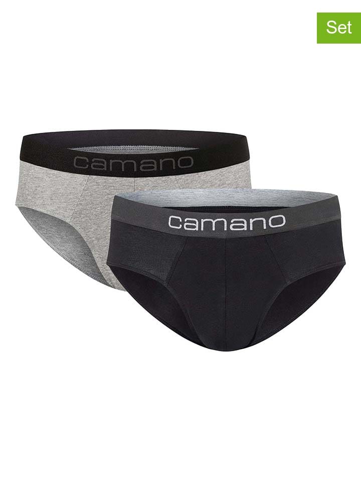 Camano Комплект из 2 трусов: черные/серые
Camano Комплект из 2 трусов: черные/серые