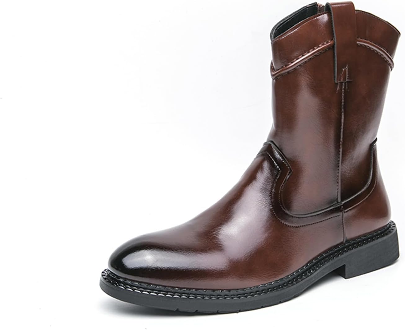 Мужские ковбойские ботинки Abborora Western - мужские ботинки Челси, ботинки ковбойского стиля на щиколотку, повседневные ретро стильные ботинки с молнией, коричневый
Мужские ковбойские ботинки Abborora Western - мужские ботинки Челси, ботинки ковбойского стиля на щиколотку, повседневные ретро стильные ботинки с молнией, коричневый