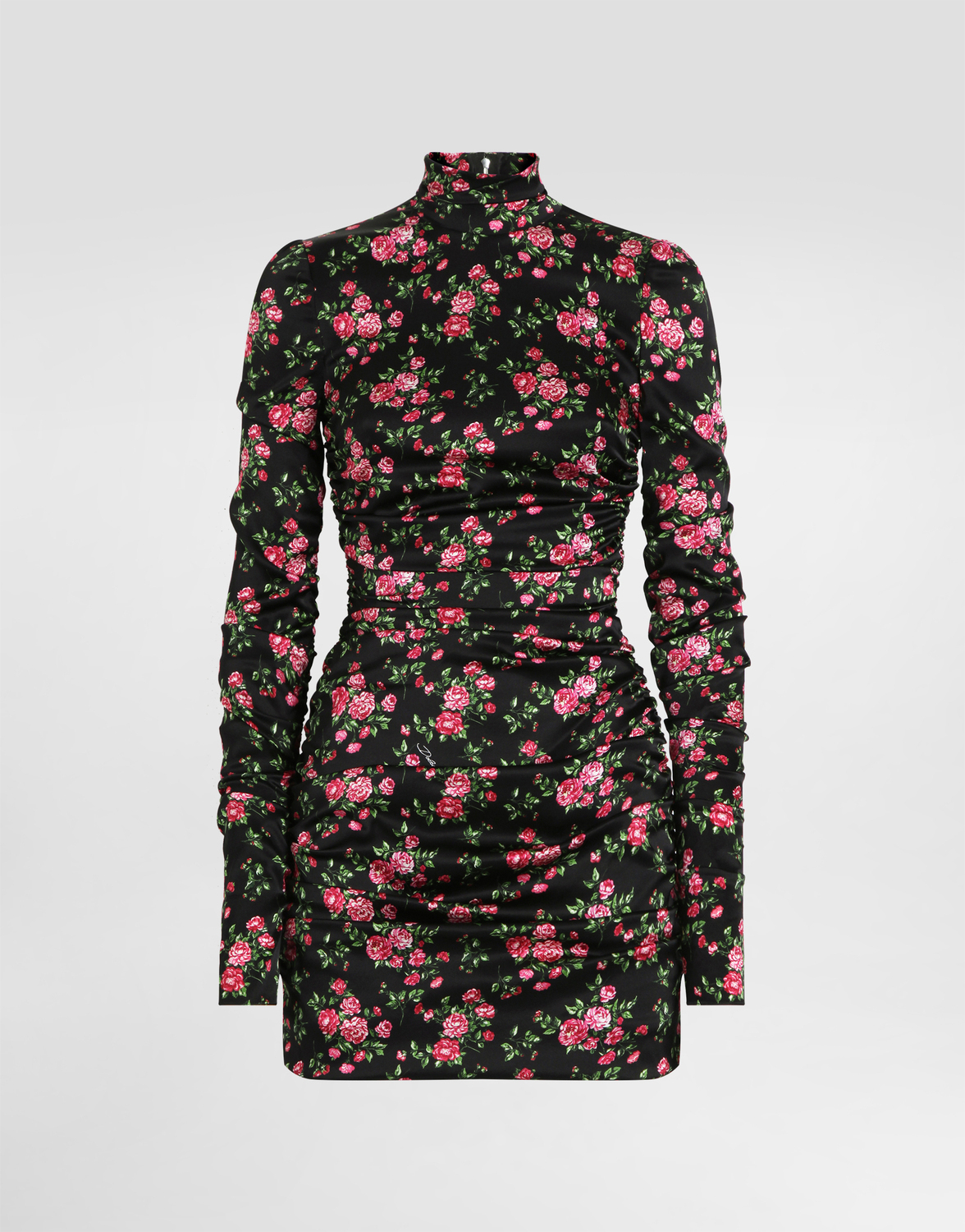 Длинное атласное платье с принтом из маленьких букетов роз Dolce & Gabbana, мультиколор
Длинное атласное платье с принтом из маленьких букетов роз Dolce & Gabbana, мультиколор