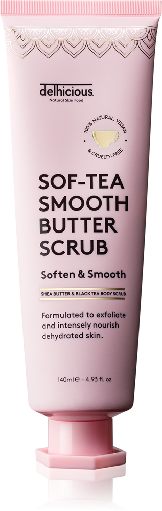 Увлажняющий скраб для тела Sof-Tea Smooth Butter Scrub с отшелушивающим эффектом Delhicious, 140 мл
Увлажняющий скраб для тела Sof-Tea Smooth Butter Scrub с отшелушивающим эффектом Delhicious, 140 мл
