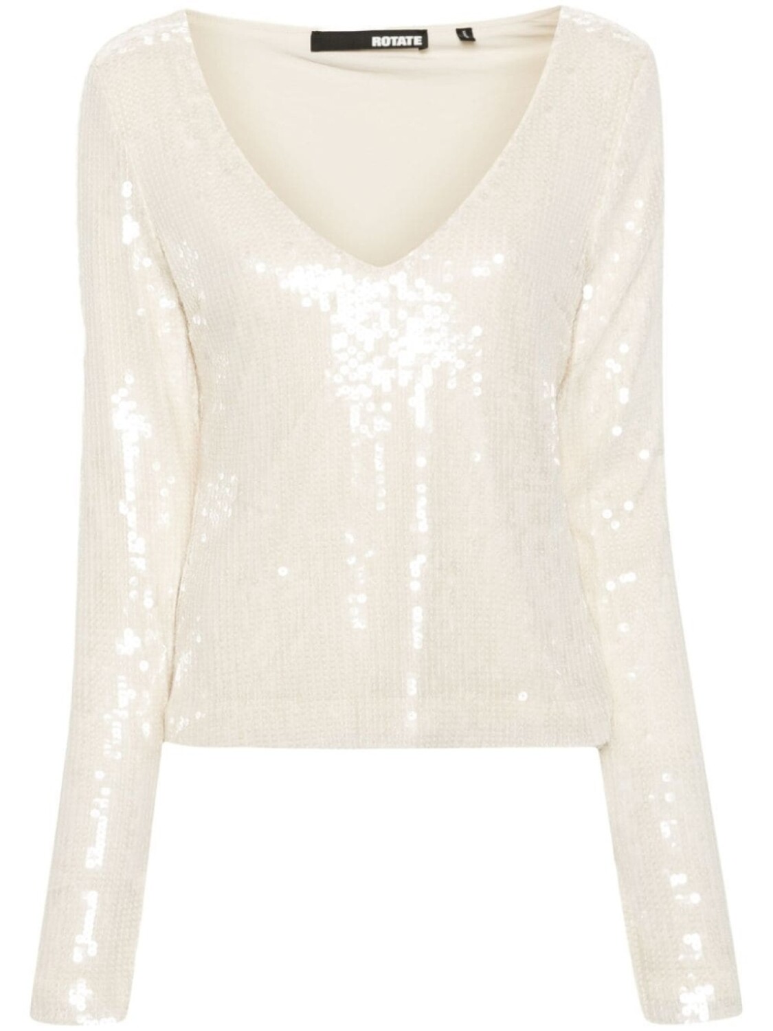 ROTATE BIRGER CHRISTENSEN топ с V-образным вырезом, нейтральный цвет
ROTATE BIRGER CHRISTENSEN топ с V-образным вырезом, нейтральный цвет