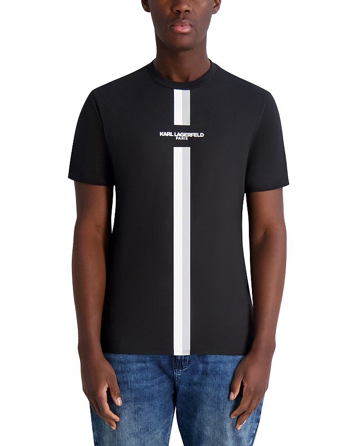 Футболка с принтом в виде гоночной полосы и логотипом KARL LAGERFELD PARIS, черный
Футболка с принтом в виде гоночной полосы и логотипом KARL LAGERFELD PARIS, черный