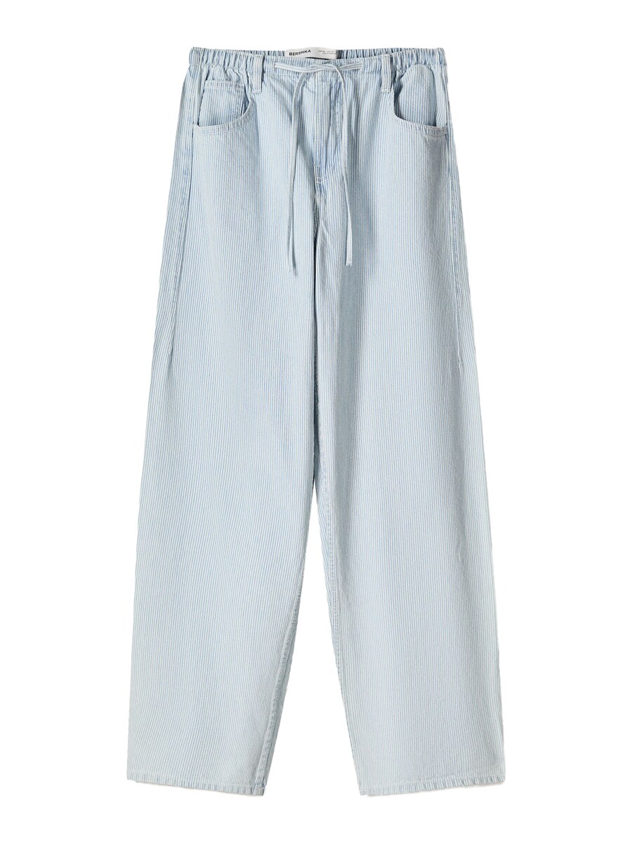 Джинсы с широкими штанинами Bershka, Blue denim
Джинсы с широкими штанинами Bershka, Blue denim