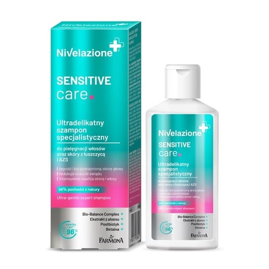 Специализированный шампунь Ultra-gentle Sensitive Care для волос и кожи при псориазе и атопическом дерматите 100мл Farmona Nivelazione+
Специализированный шампунь Ultra-gentle Sensitive Care для волос и кожи при псориазе и атопическом дерматите 100мл Farmona Nivelazione+