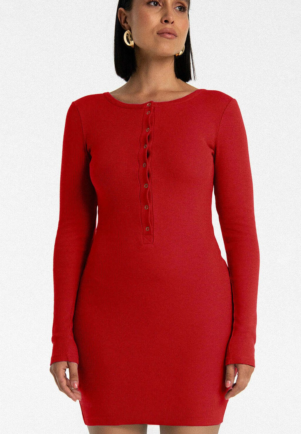 Платье-трансформер PRESS STUDED NECKLINE Nudyess, красный 
Платье-трансформер PRESS STUDED NECKLINE Nudyess, красный