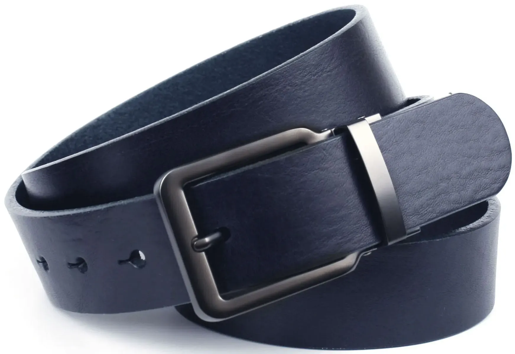 Кожаный ремень Anthoni Crown, повседневный цельнокожаный ремень шириной 3,5 см, синий
Кожаный ремень Anthoni Crown, повседневный цельнокожаный ремень шириной 3,5 см, синий