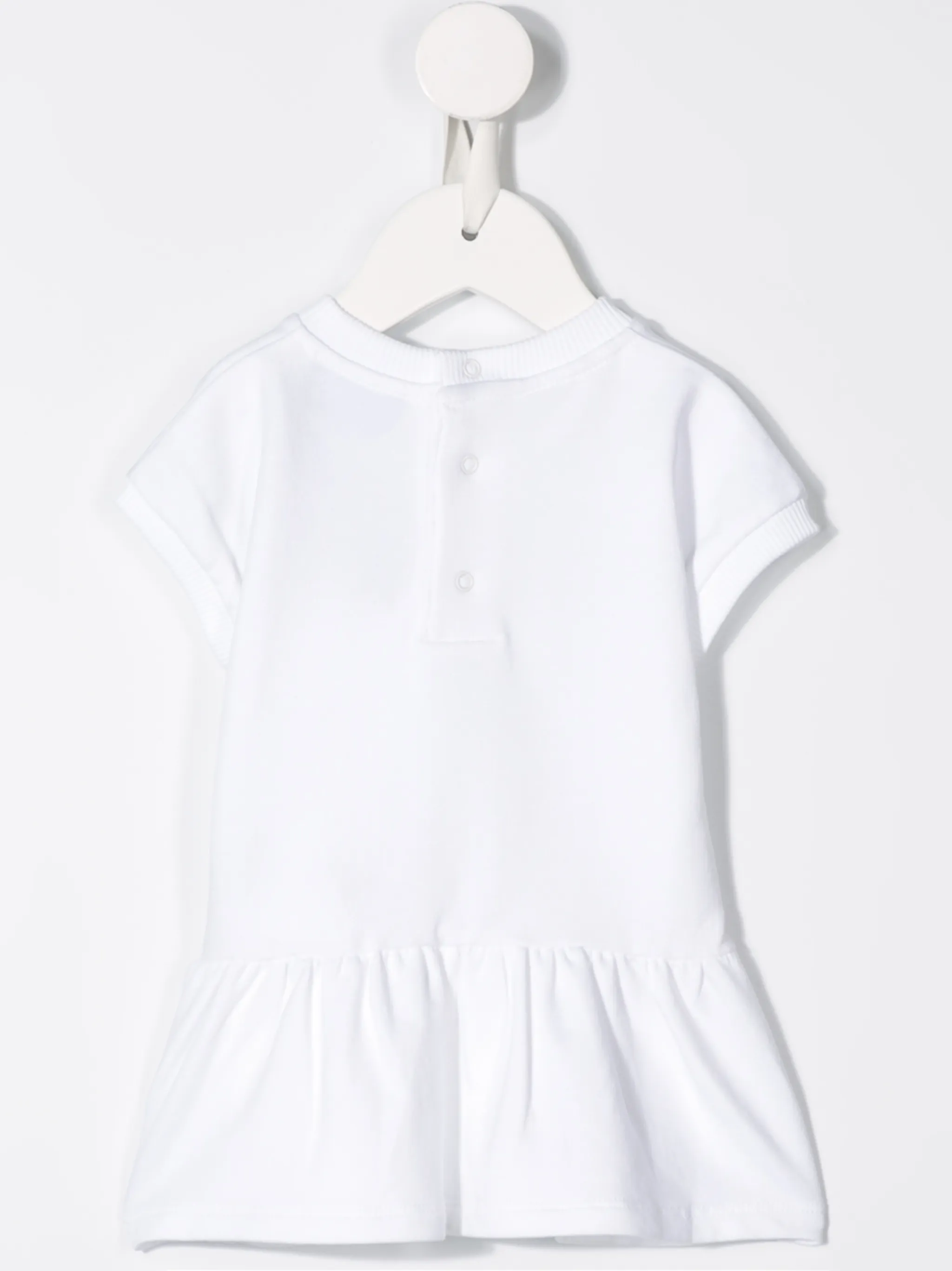 Платье-футболка с логотипом Moschino Kids, белый
Платье-футболка с логотипом Moschino Kids, белый