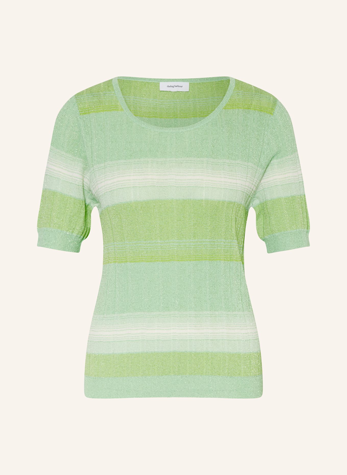 Вязаная рубашка с блестящей пряжей Darling Harbour, зеленый
Вязаная рубашка с блестящей пряжей Darling Harbour, зеленый