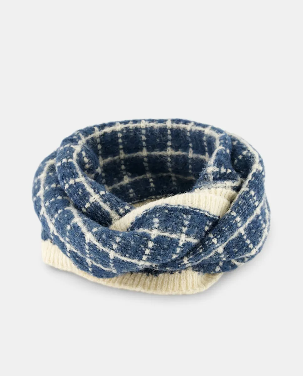 Воротник в клетку с контрастной отделкой Jo & Mr. Joe, синий
Воротник в клетку с контрастной отделкой Jo & Mr. Joe, синий