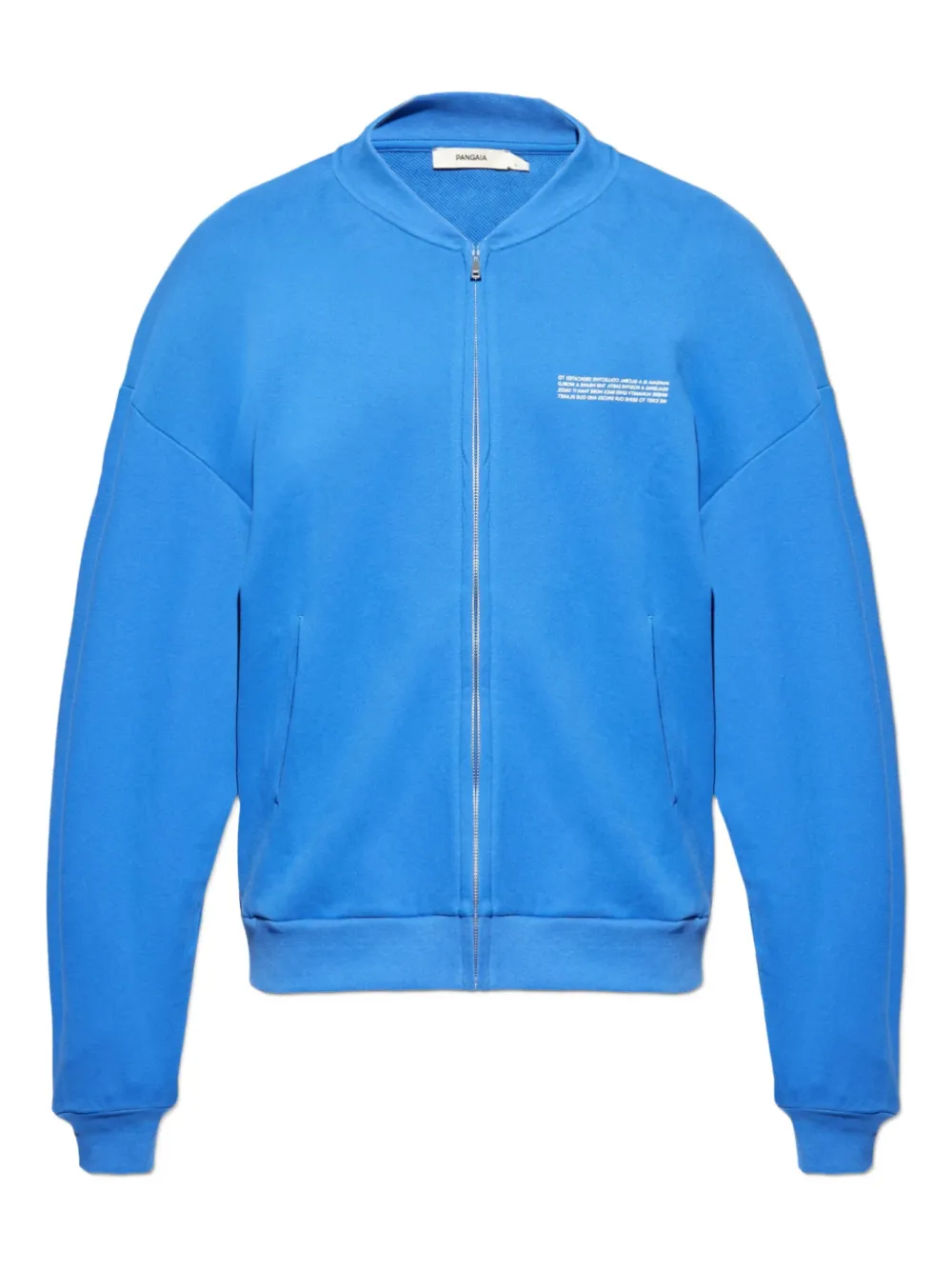 Бомбер на молнии Pangaia, синий
Бомбер на молнии Pangaia, синий