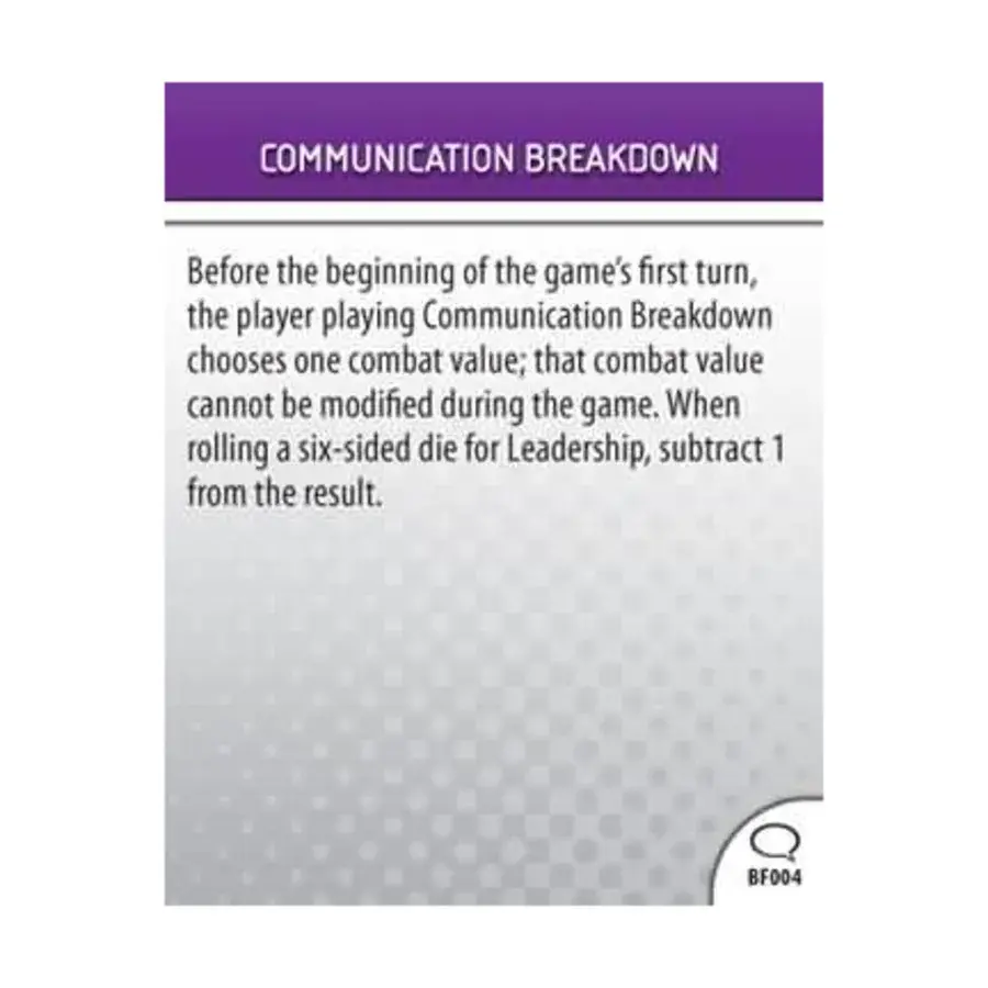 Состояние поля боя: нарушение связи, DC HeroClix - Origin - Singles
Состояние поля боя: нарушение связи, DC HeroClix - Origin - Singles